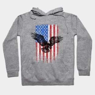 4th Of July American Flag - US 4th of July American flag Hoodie